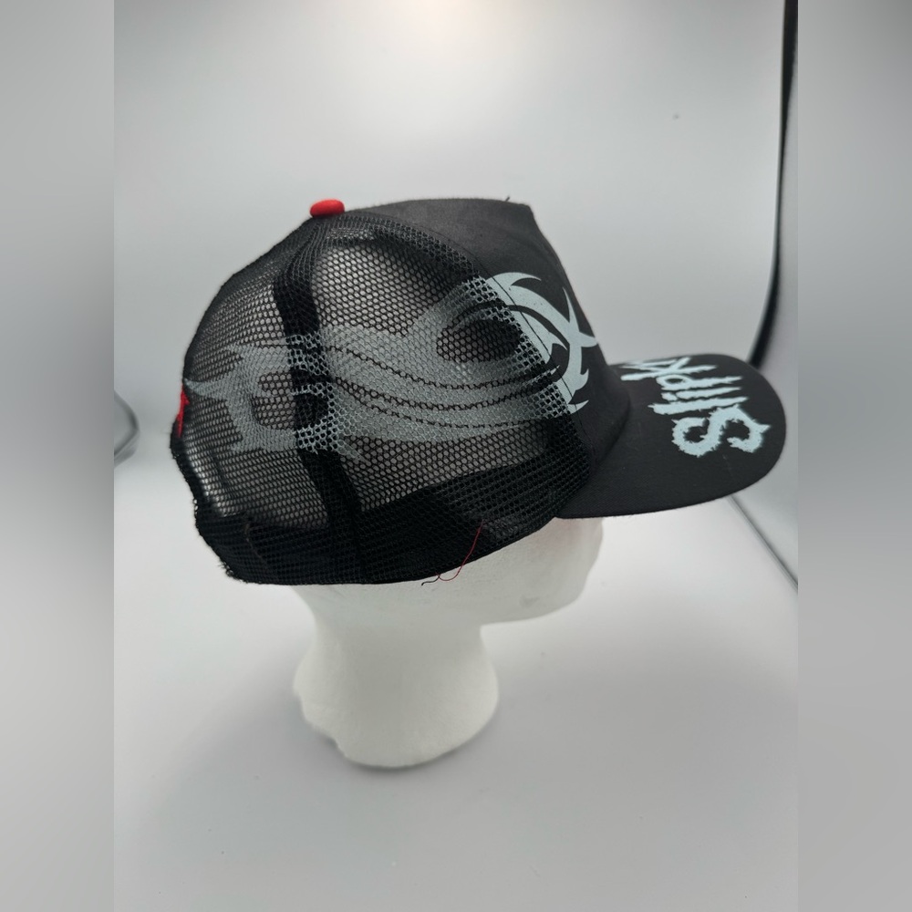 SLIPKNOT MESH SNAPBACK Cap EMBROIDERED TRUCKER NET HAT VTG - Picture 2 of 10